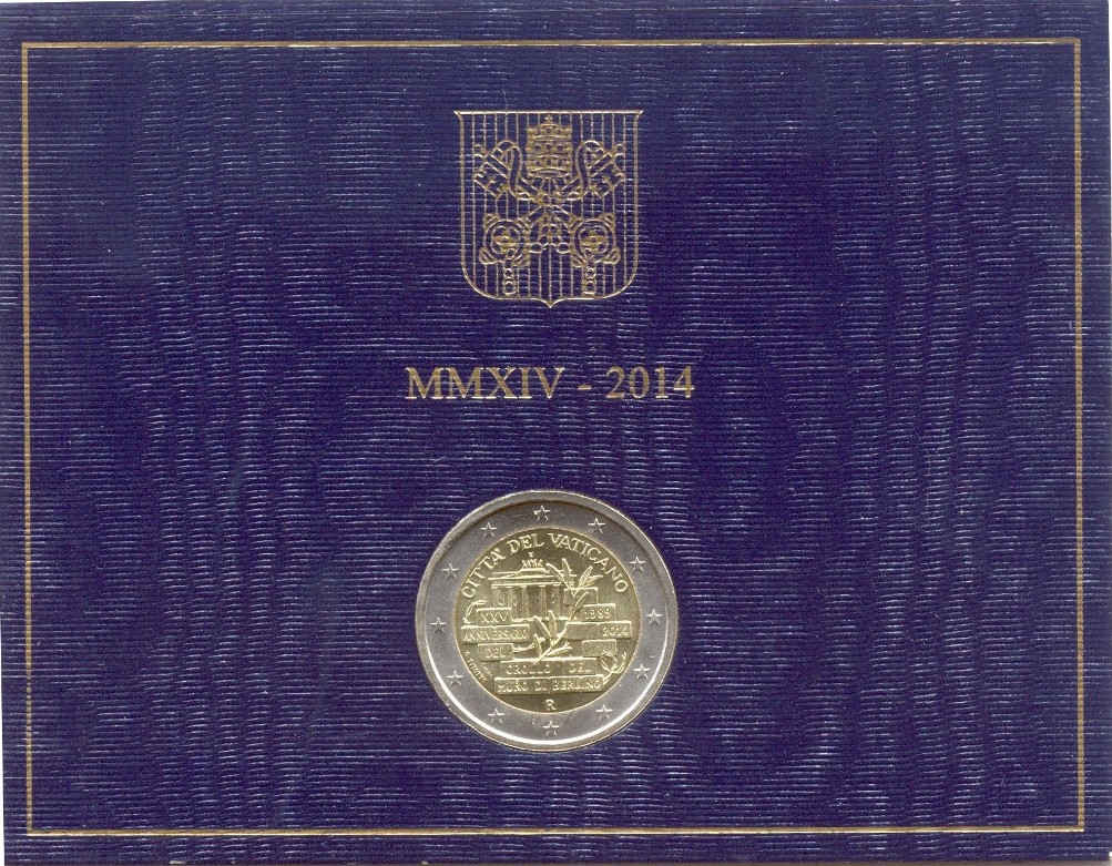 Otra imagen de 2 euros conmemorativa 25º Aniversario de la caída del Muro de Berlín